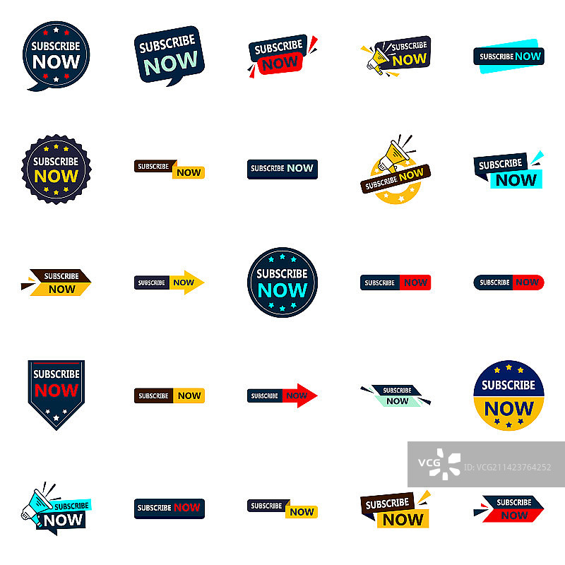 立即订阅专业图形banner图片素材