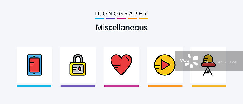 杂项线条填充5图标包图片素材