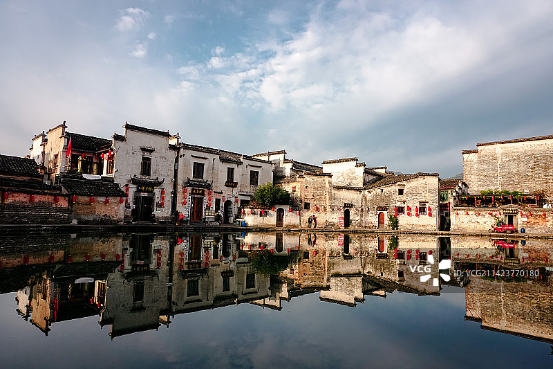 宏村月沼图片素材