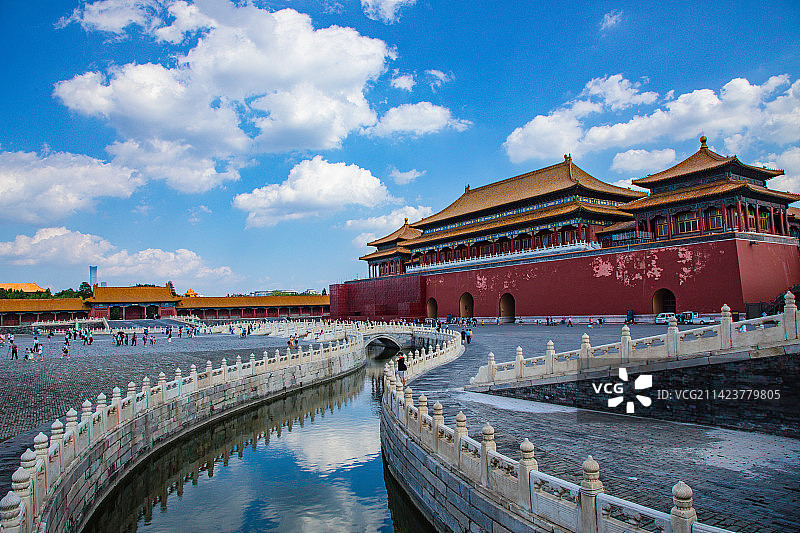 北京故宫金水桥图片素材