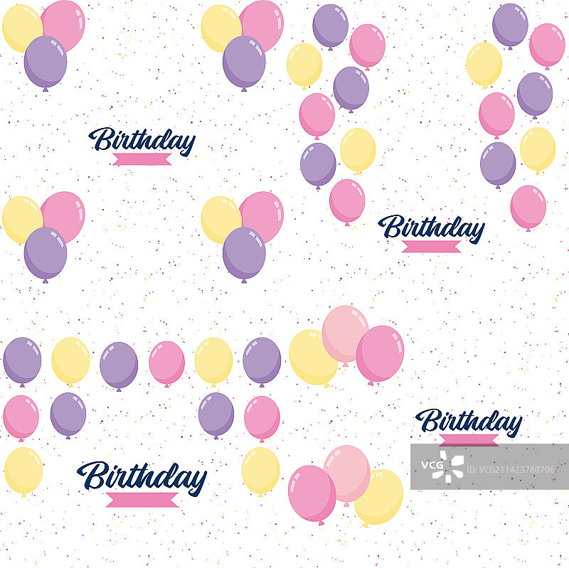 时尚现代字体的生日快乐图片素材