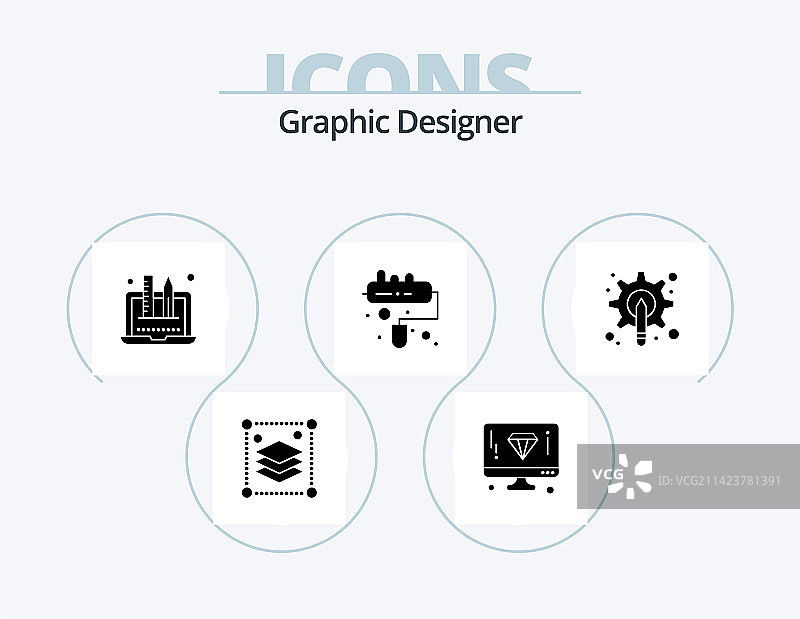 平面设计师字形图标包5图标设计图片素材