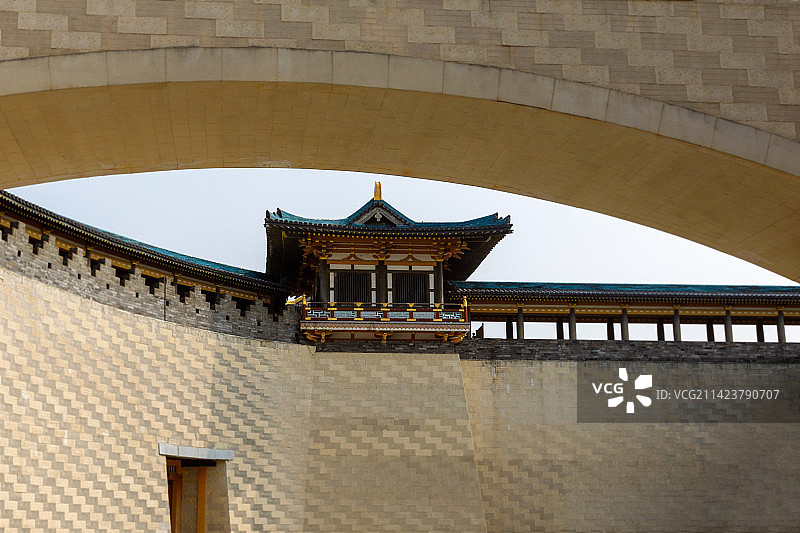 襄阳唐城影视基地·日殿图片素材