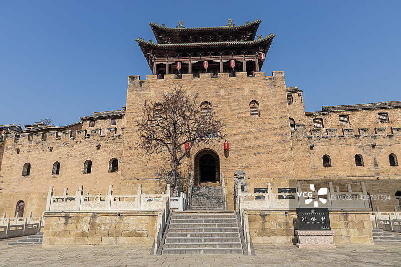 山西晋城湘峪古堡城楼图片素材