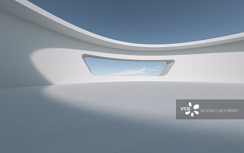 现代建筑空间广场地面图片素材