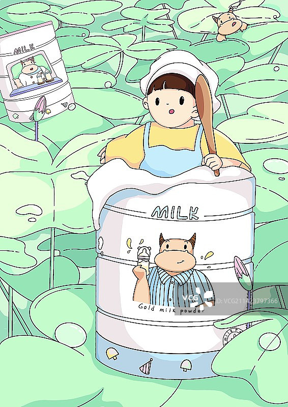 奶粉罐图片素材