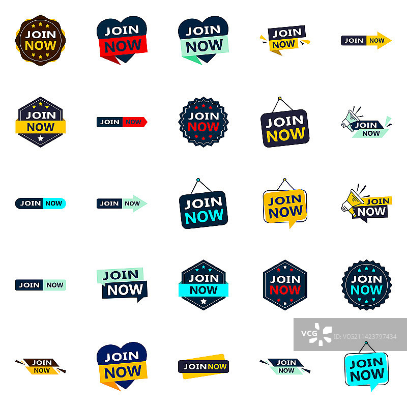 立即加入25个新鲜的排版设计图片素材