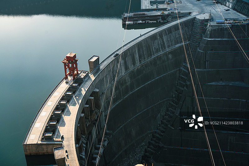 白鹤滩水电站图片素材
