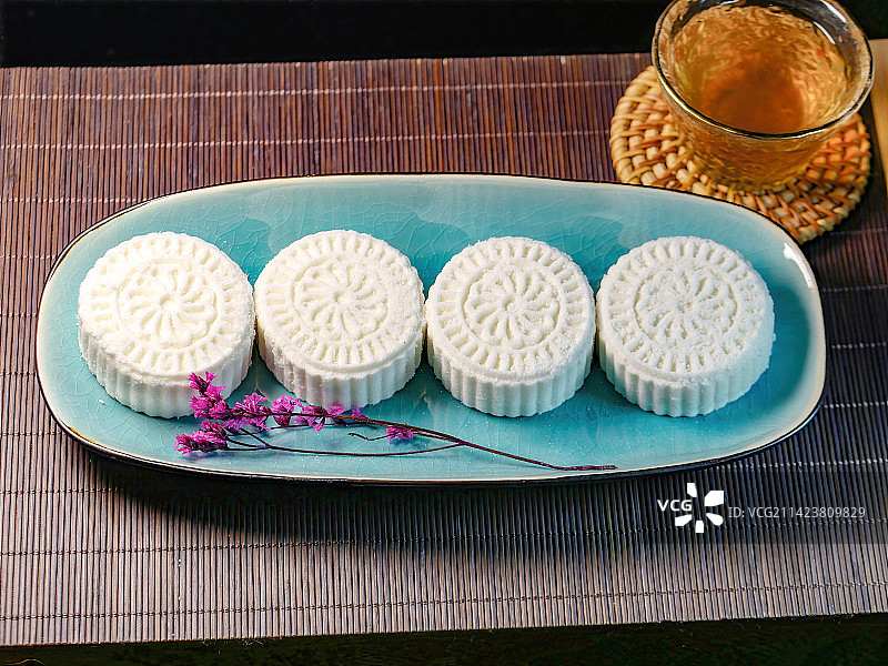 软糯白米糕炒米饼入口即化阳江特产寻找年味五谷杂粮米糕点早餐素食茶点香甜可口淡淡米香民间传统食品特产图片素材