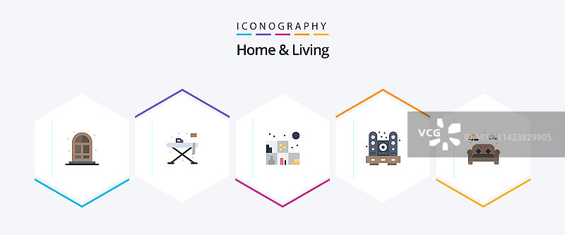 家居生活用品图标包图片素材