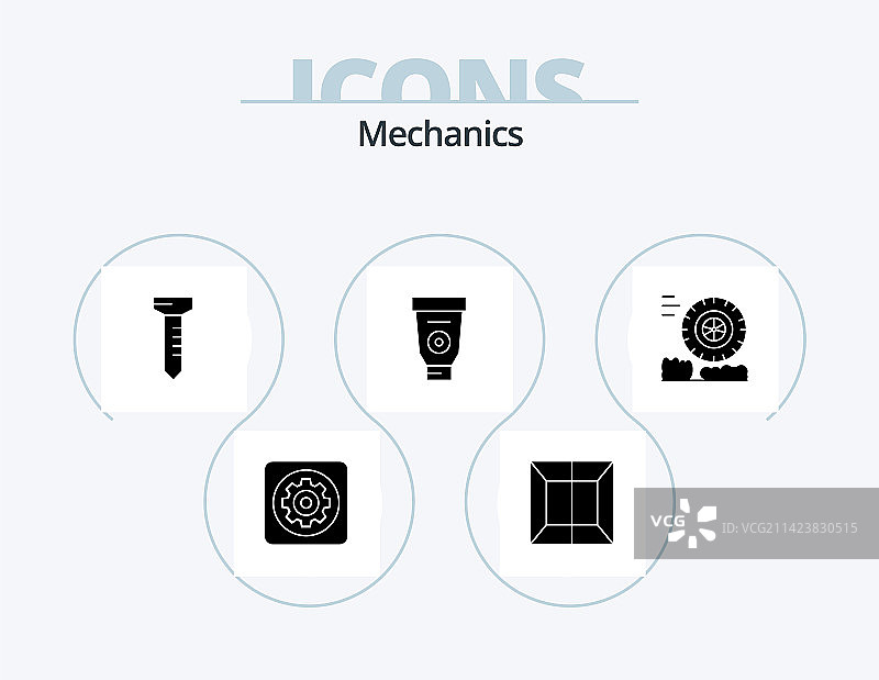 机械字形图标包5之运动设计图片素材
