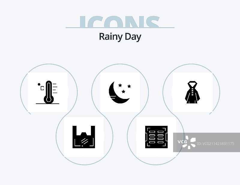 雨天字形图标包5服装图标设计图片素材