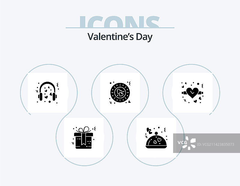 情人节爱情图标包设计图片素材