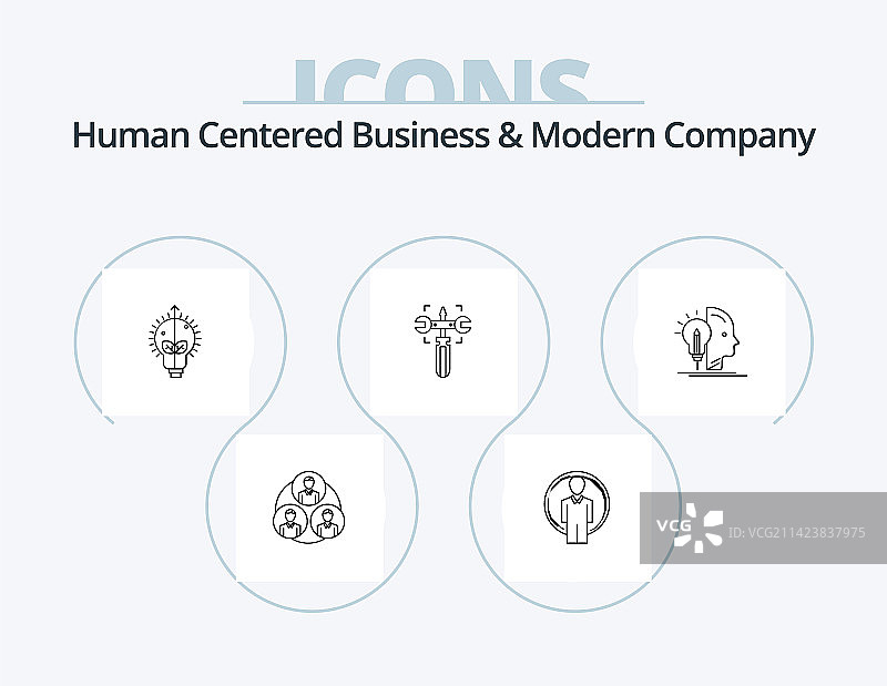 以人为本的商业和现代公司理念图片素材
