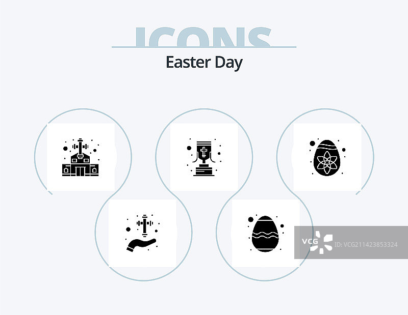 复活节字形图标包5图标设计装饰图片素材