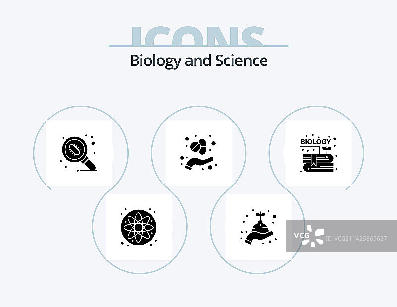 生物学字形图标包5图标设计园艺书图片素材
