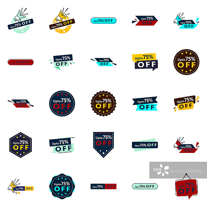 70%折扣促销高品质设计素材包图片素材