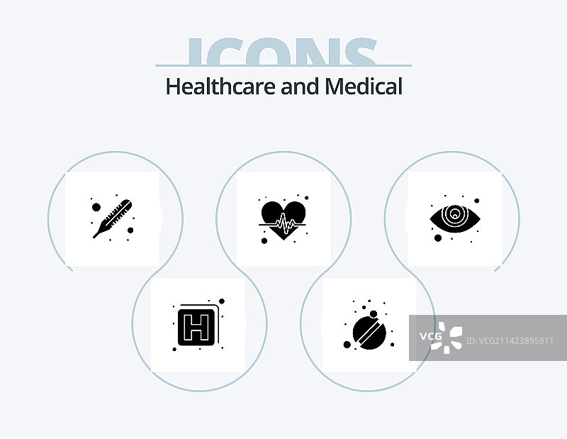 医疗标志图标包5，视力图标设计图片素材