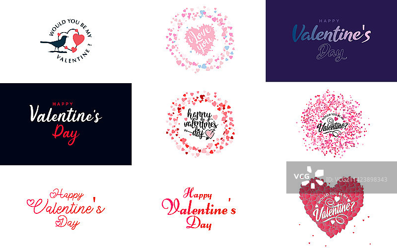 我爱你手绘的爱心字图片素材