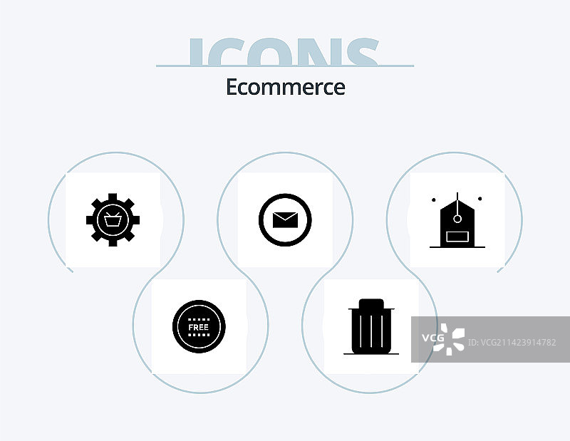 电商字形图标包设计图片素材