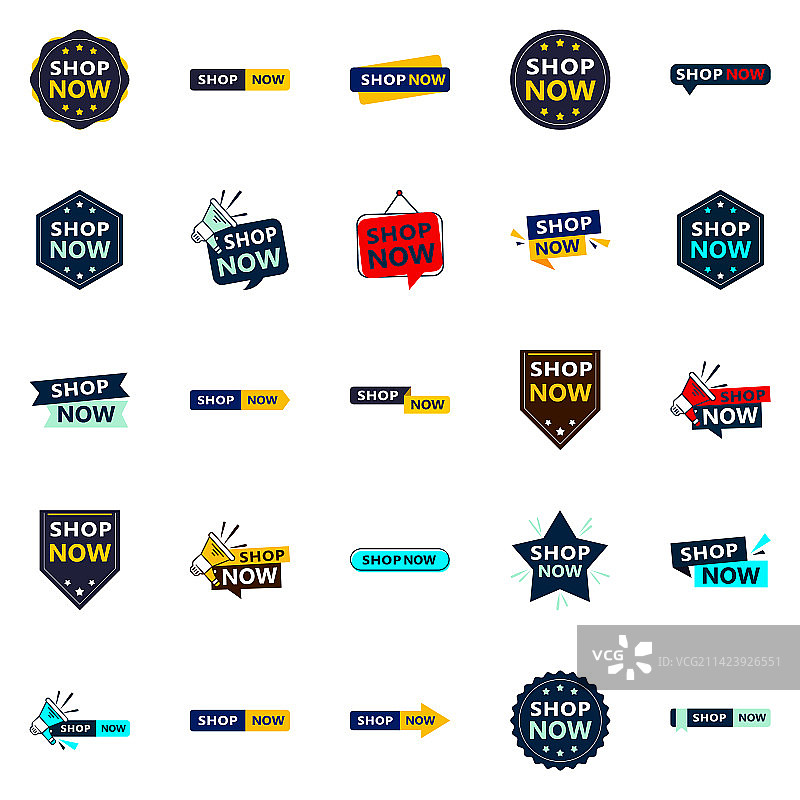 25件套店铺素材，吸引顾客图片素材