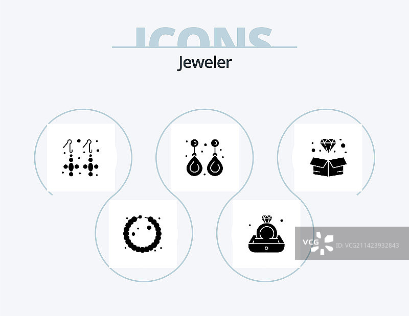 珠宝钻石符号图标包图片素材