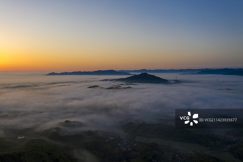 石佛山日出图片素材