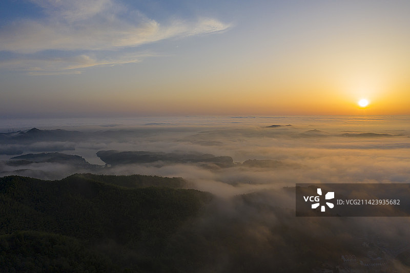 石佛山日出图片素材