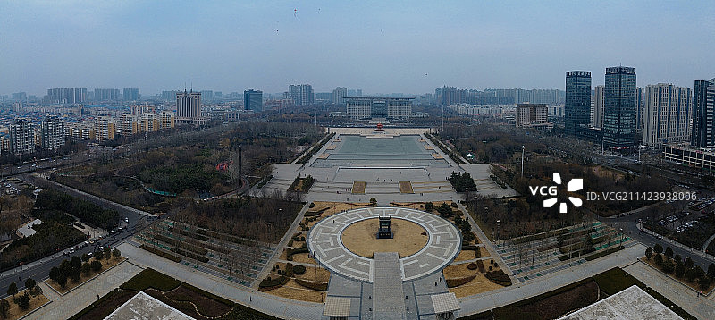 安阳 文化广场 博物馆 中华路 图书馆 万达广场 文峰区 鹏睿国际图片素材