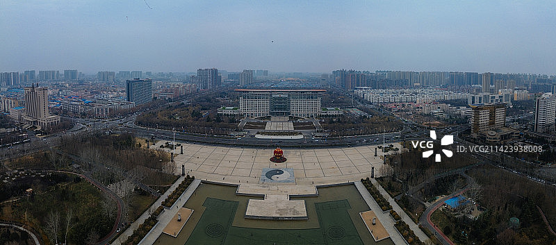安阳 文化广场 博物馆 中华路 图书馆 万达广场 文峰区 鹏睿国际图片素材