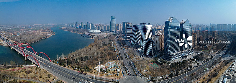 鹤壁 会展中心 淇水大道 金融大厦 联合大厦 南海路 商会大厦 渤海国际图片素材