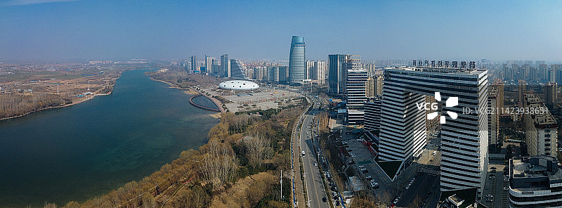 鹤壁 会展中心 淇水大道 金融大厦 联合大厦 南海路 商会大厦 渤海国际图片素材