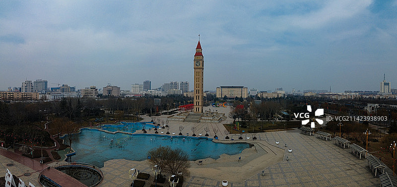 鹤壁 新世纪广场 淇滨区 淇滨大道 九州路图片素材