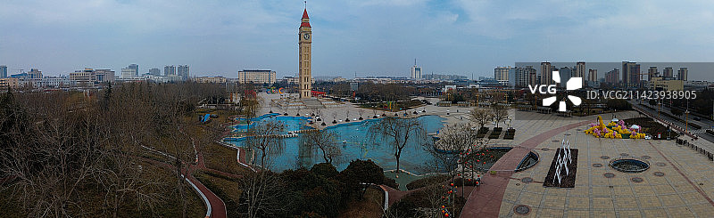 鹤壁 新世纪广场 淇滨区 淇滨大道 九州路图片素材