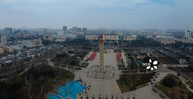 鹤壁 新世纪广场 淇滨区 淇滨大道 九州路图片素材