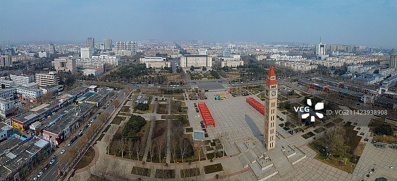 鹤壁 新世纪广场 淇滨区 淇滨大道 九州路图片素材