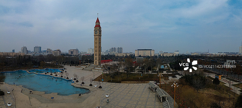 鹤壁 新世纪广场 淇滨区 淇滨大道 九州路图片素材