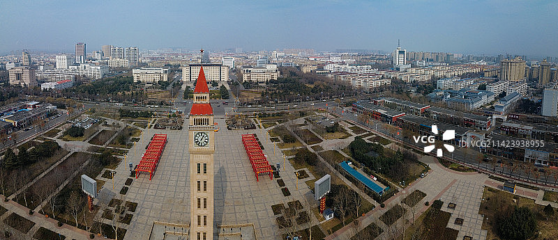 鹤壁 新世纪广场 淇滨区 淇滨大道 九州路图片素材