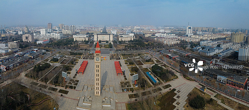 鹤壁 新世纪广场 淇滨区 淇滨大道 九州路图片素材