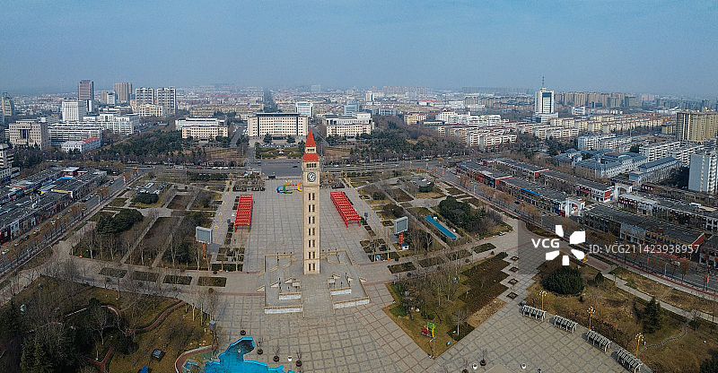 鹤壁 新世纪广场 淇滨区 淇滨大道 九州路图片素材