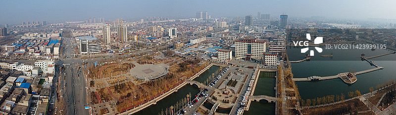 卫辉市 卫州湖 卫州路 比干大道 建设路图片素材