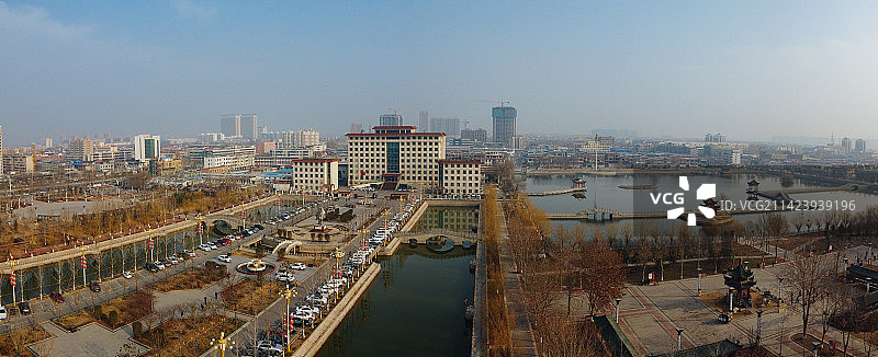 卫辉市 卫州湖 卫州路 比干大道 建设路图片素材