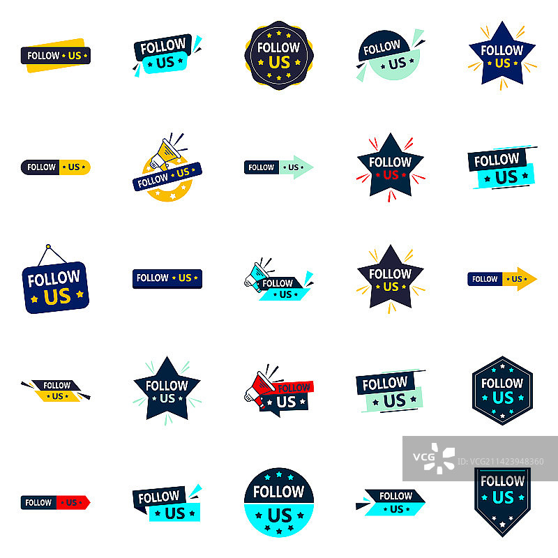 最大化您的社交媒体影响力，20个关注者图片素材