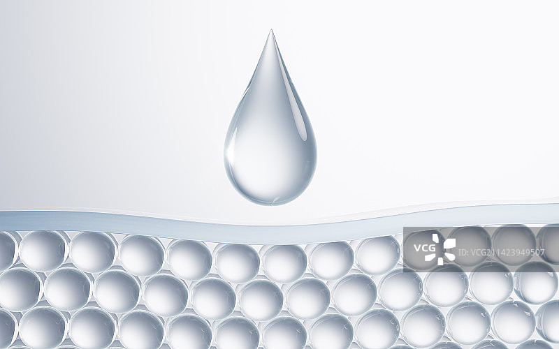 皮肤与细胞结构3D渲染图片素材