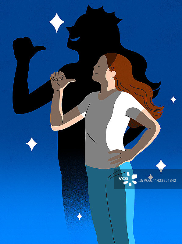 情绪、情感、心境波动与自恋图片素材