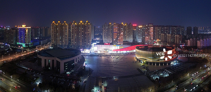 安阳 文化广场 博物馆 中华路 图书馆 万达广场 文峰区 鹏睿国际图片素材