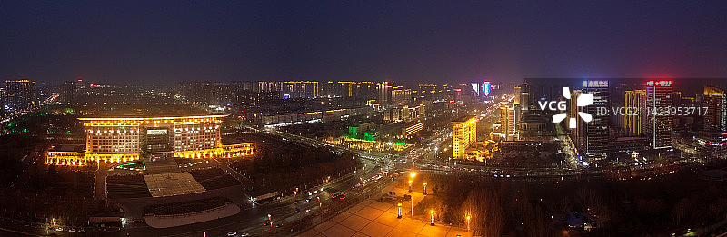 安阳 文化广场 博物馆 中华路 图书馆 万达广场 文峰区 鹏睿国际图片素材