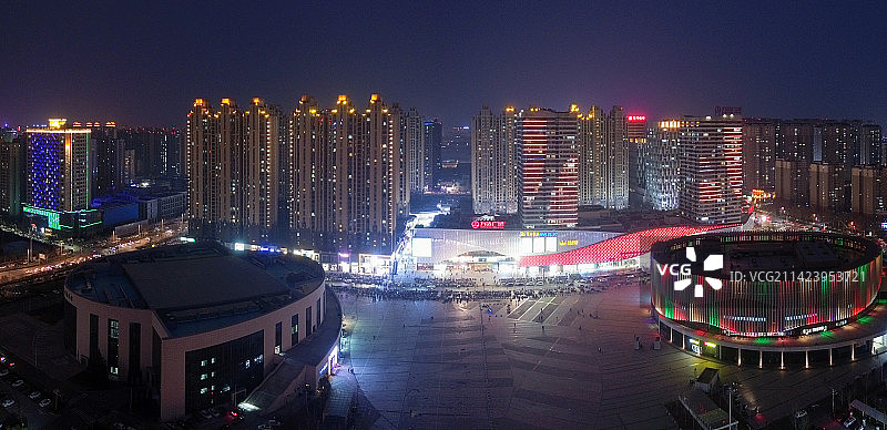 安阳 文化广场 博物馆 中华路 图书馆 万达广场 文峰区 鹏睿国际图片素材