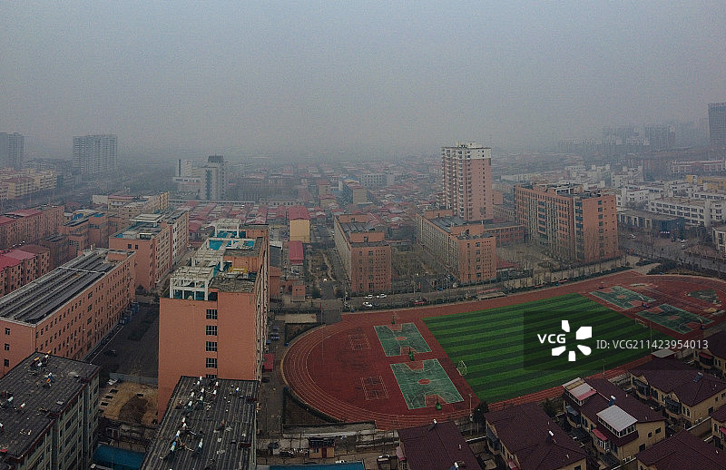磁县 磁州路 友谊北大街 地标 航拍图片素材