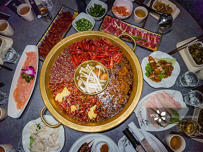 中国美食之重庆火锅图片素材